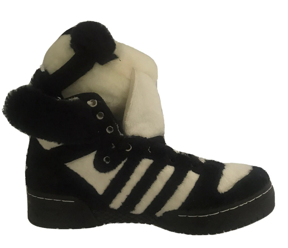 JEREMY SCOTT ADIDAS ORIGINALS PANDA BEAR TRAINERS UK 7 US 7.5 EU