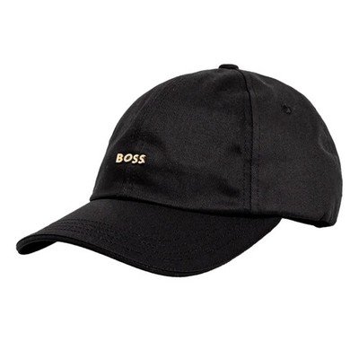 HUGO BOSS Damen Baseball Cap aus Baumwoll-Twill mit Logo ARI ME 50533367 Schwarz