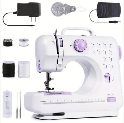 Portable Electric Pro Sewing Machine With 12 Stiching Pattern & Adjustable Speed