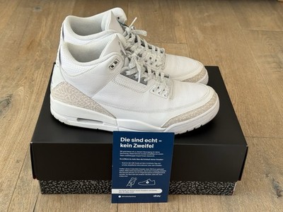 Nike Air Jordan 3 Retro Art.CT8532-111 White  Gr.44,5 ( US 10,5 ) Top Zustand