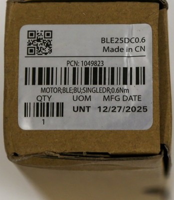 BLE25DC0.6 BLE BU Single Drive 0.6Nm Motor (122024)