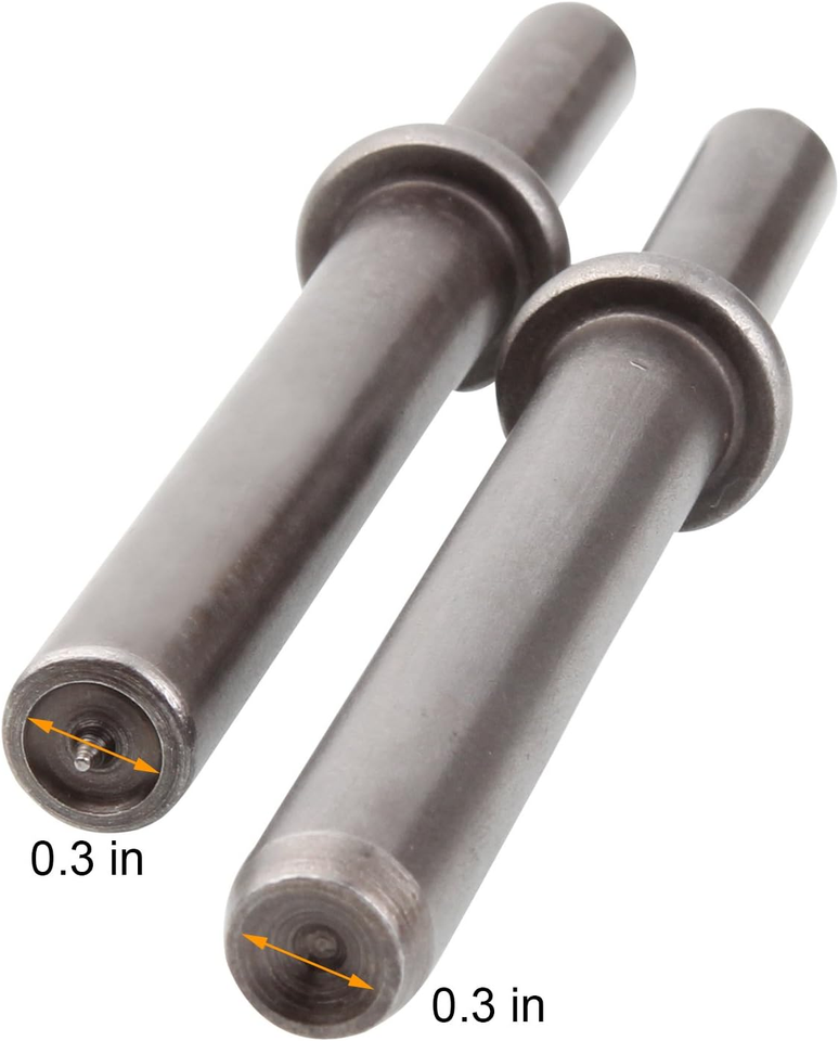 Heavy Duty 2pcs Rivet Set, Pneumatic Air Rivet Hammer Set for Shank 0. ...