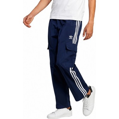 adidas Originals Men's Adicolor Classics 3-Stripes Cargo Pants Blue Medium NWT