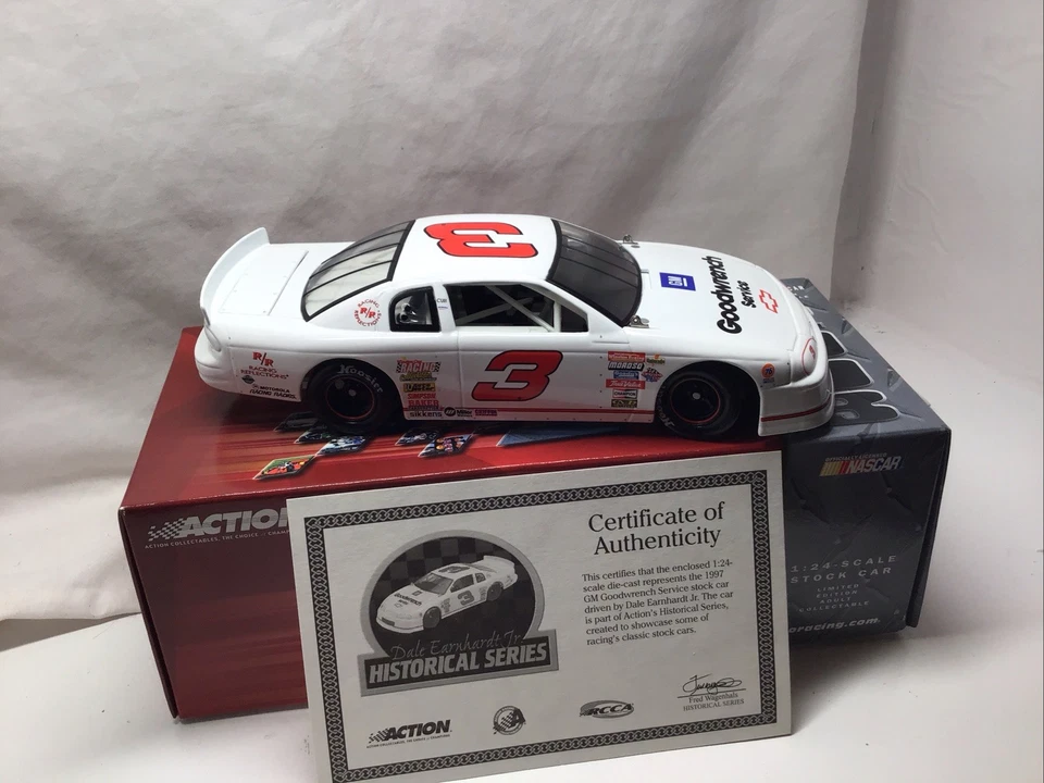 Coche diecast de acción Earnhardt Jr #3 GM Goodwrench 97 Monte Carlo 1:24 NASCAR Foto 2 de 4