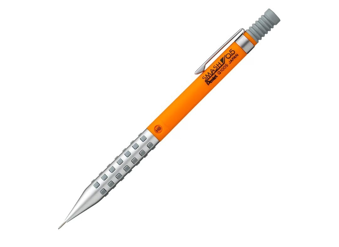 Pentel Smash Q1005-15A Orange 0.5mm Mechanical Pencil Japan Limited