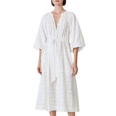 Apiece Apart Women's Sun Mesa Midi Dress Size L