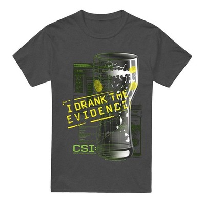 CSI - ''I Drank the Evidence'' T-Shirt für Herren/Damen Unisex (TV17693)