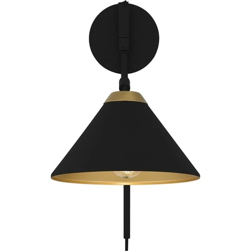 Matte Black  Wall Sconce from the Alscott Collection - Picture 5 of 7