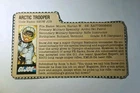 Snow Job 1983  File Card  GI Joe Vintage