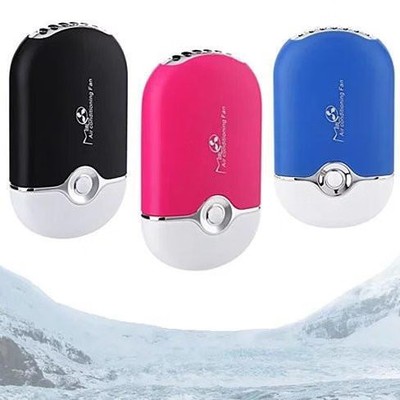 Color: Pink - Porta Cooler Portable Air Conditioning USB Powered Personal Mini F