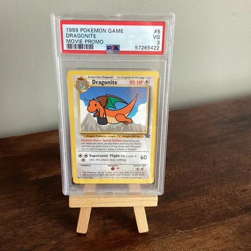 Pokémon 1999 Wotc Promo Dragonite Movie Promo 05/53 PSA 3 English Toshinao Aoki