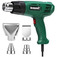 Professional Heat Gun Kit with Dual Temperature Settings & Overload Protection