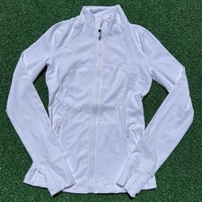 Lululemon Define Jacket White Size 4 NEW Activewear Yoga  Ready To Ship 