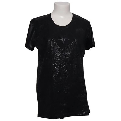 By Studio, T-shirt, Größe: M, Schwarz, Baumwolle/Polyester, Paisley, Damen #z9U