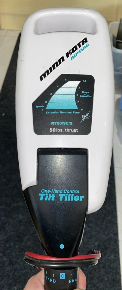 Minn Kota Riptide Trolling Motor RT50/SC/S, 50lbs Thrust, One Hand Control Tilt - Image 3 of 4