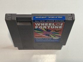 NES Cartridge Bundle Wheel Of Fortune And Wheel Of Fortune Junior Nintendo 