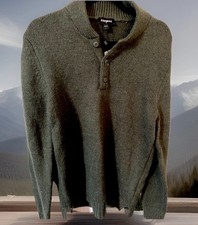 Express Sweater Clothing Pullover Olive Green Men's Sz Small NWT