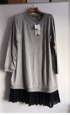 Marina Rinaldi Sport Damen Kleid Neu Gr L Viskose Mix Material Mix NP 194,99 