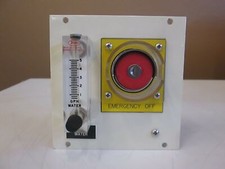 Tokyo Electron Limited TEL Emergency Shut Off w/ Dwyer Water Meter