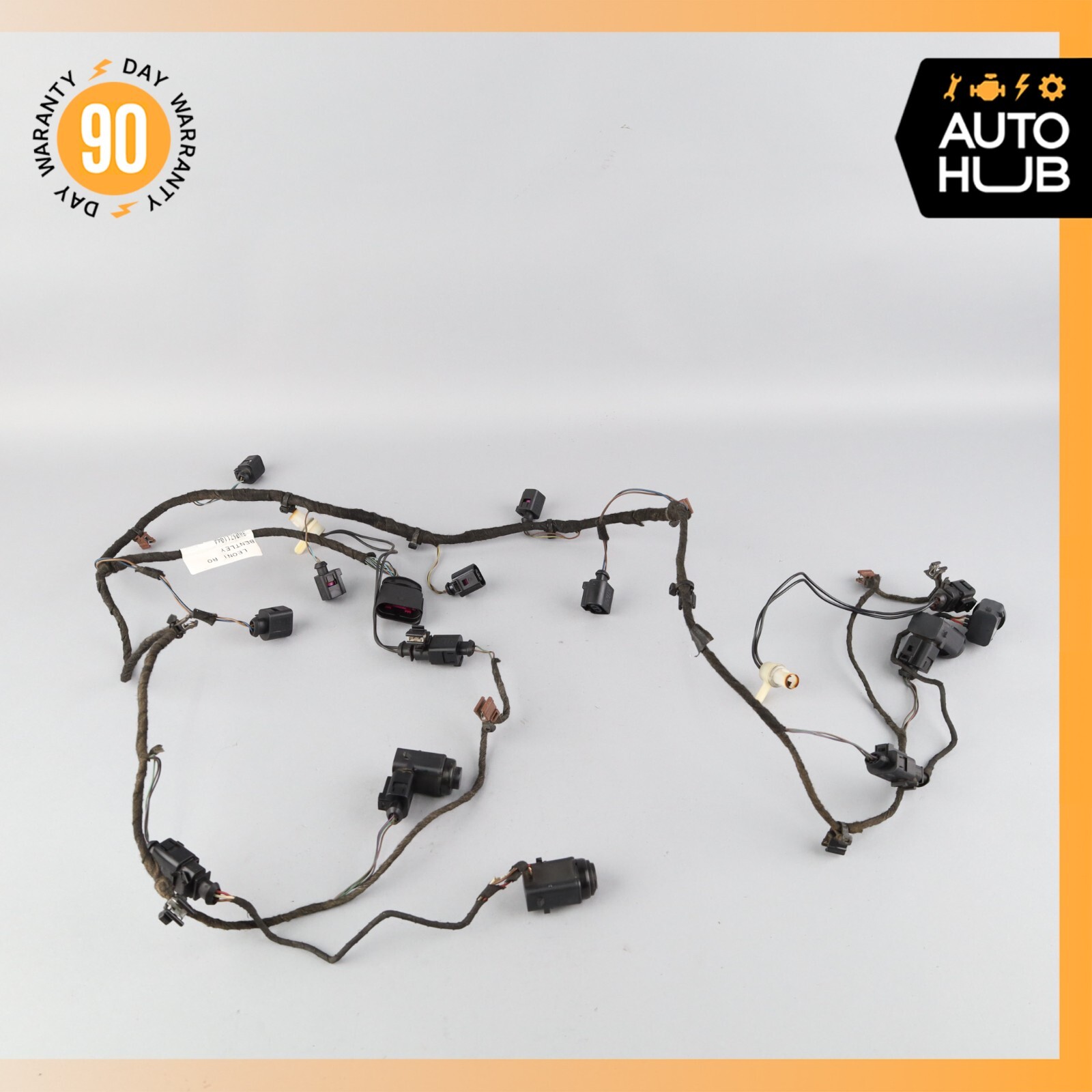 Bentley Continental GT GTC Rear Bumper Parking Sensor Wire Harness PDC OEM