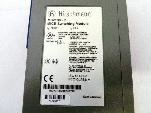 HIRSCHMANN MS2108-2 MICE SWITCHING MODULE - Picture 2 of 2