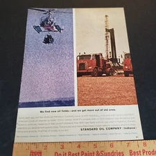 1963 Standard Oil Company Advertisement 1960s Vintage Print Ad We Find New Field