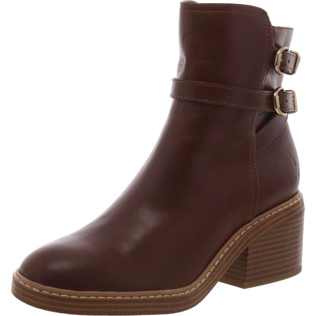 Женские красные ботильоны на молнии из искусственной кожи Marc Fisher 7 Medium (B,M) BHFO 3270