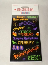 1 Pack Mrs Grossman’s Halloween Spooky Captions Stickers Sealed NEW