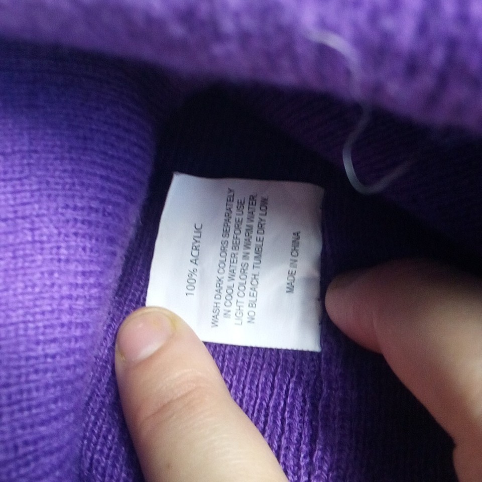 Sailor Moon Luna Cat Beanie Knit Hat Purple Toei Animation Kawaii Anime