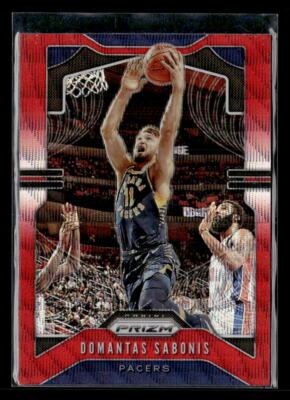 Domantas Sabonis - 2019-20 Panini Prizm Ruby Wave #215 Indiana Pacers