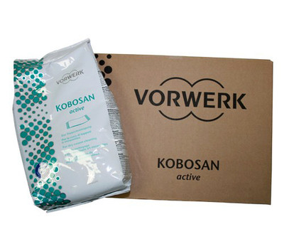 N.5 Umschläge Waschmittel Kobosan Active 43533 Original Elf Vorwerk EB360 EB370