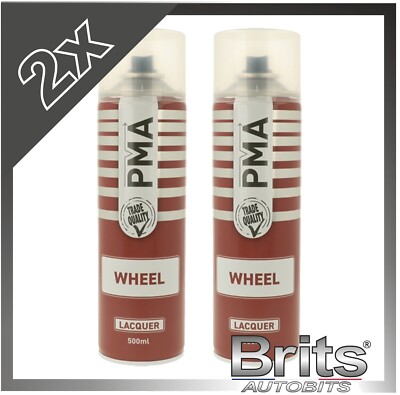 2x PMA FELGENLACK KLARLACK SPRAY LACK KAROSSERIE REPARATUR 500ML