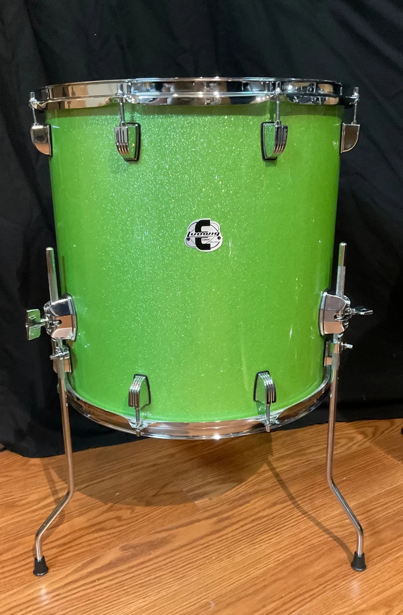 Ludwig Element Evolution 14x14 Floor Tom Drum Mint Sparkle Legs LCEEFT1418