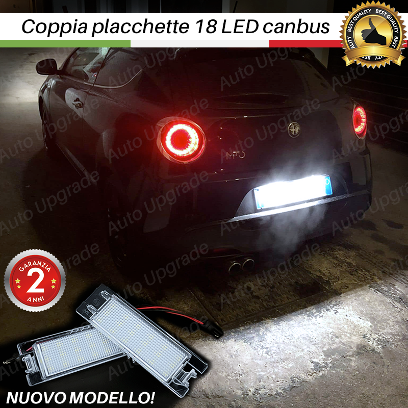 COPPIA PLACCHETTE 18 LED ANTIPOZZANGHERA FIAT PUNTO EVO CANBUS - Foto 10