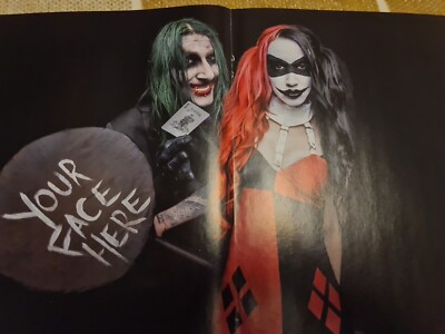 A3 LARGE CHRIS MOTIONLESS IN WHITE ASH COSTELLO NEW YEARS DAY POSTER KERRANG