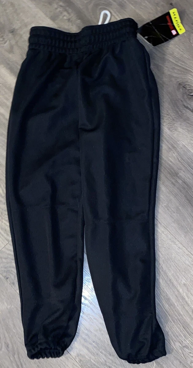 Pantalon à taille élastiquée grande taille noir