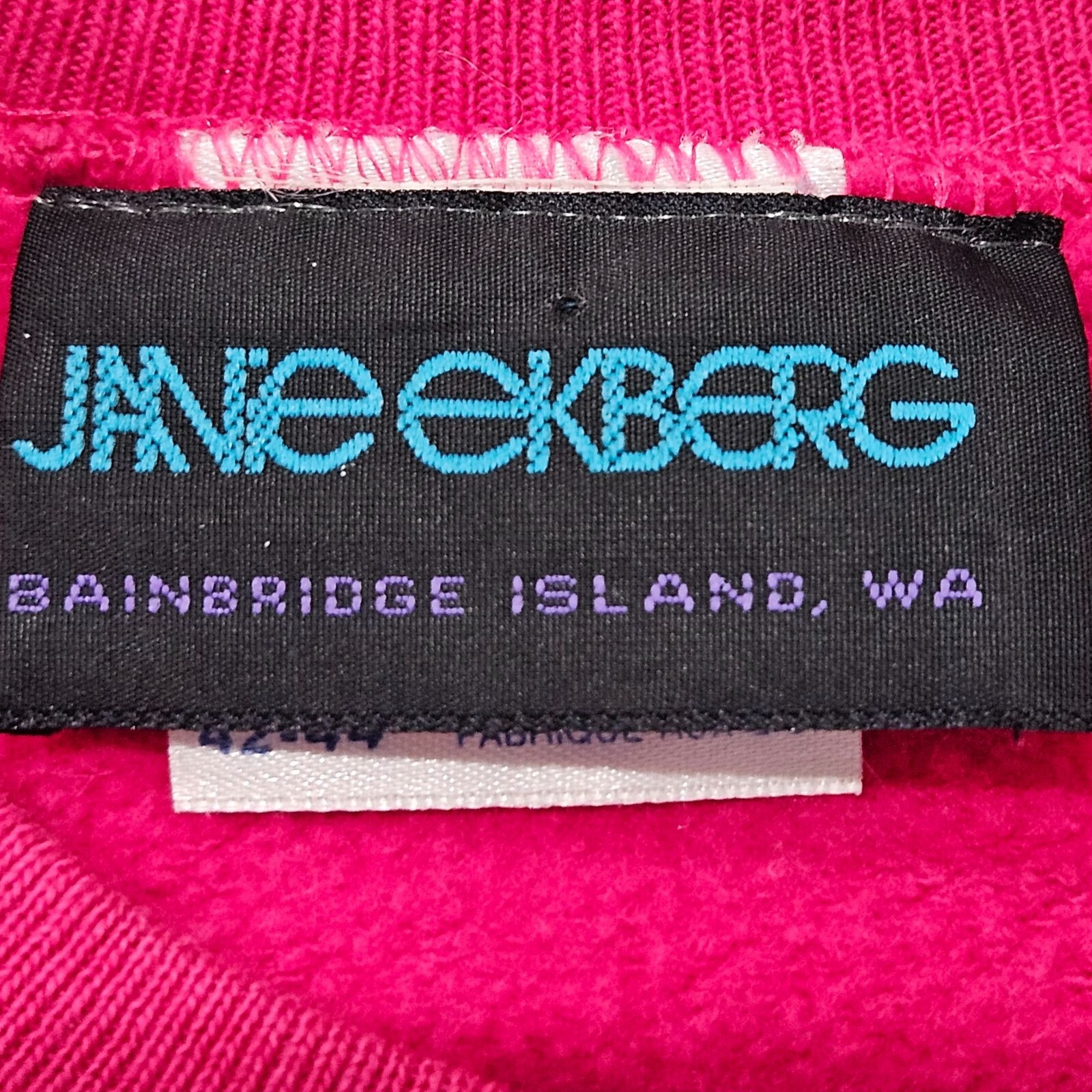 Vintage 80's 90's Jane Ekberg Patchwork Sweatshir… - image 6