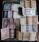 2000 Indonesia 1000 1,000 Rupiah And Other Mixed Paper Money 9 Pcs Lot