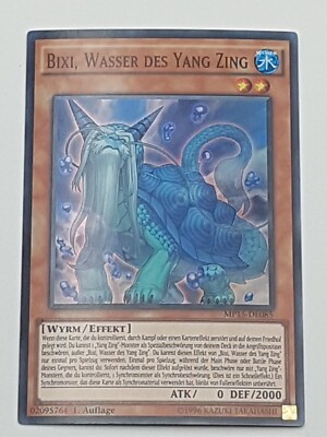 Yu-Gi-Oh! Einzelkarte Bixi, Wasser des Yang Zing bespielt