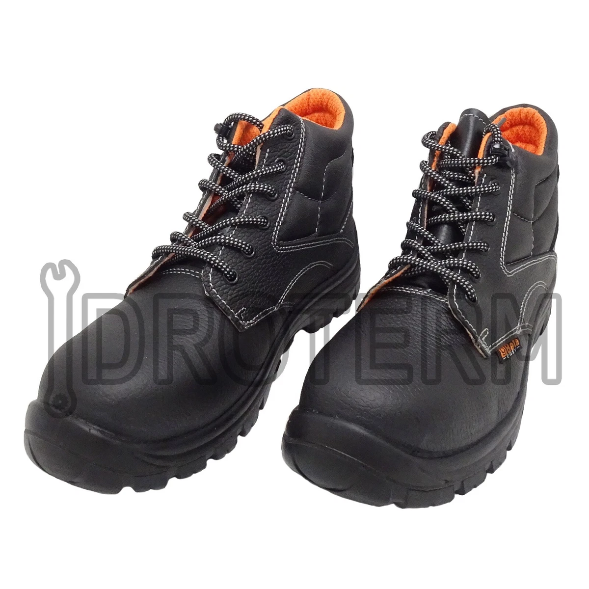 Scarpe Sicurezza Grafters Uomo – Alte Alla Caviglia, Pianta Larga EEEE – Taglia 48, Nero – S3 SRC