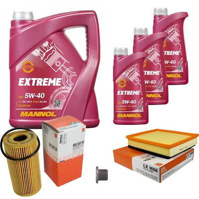 MAHLE Inspektionspaket 8L MANNOL 5W-40 Extreme für Renault Master II Kasten 2.5