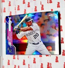 2020 Topps Chrome Ian Desmond Refractor Rockies