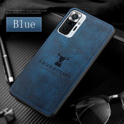 Hybrid Fabric Cloth Case For Xiaomi Poco F3 K40 Mi 13T Note 10 Shockproof Cover