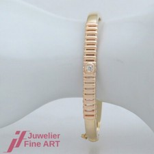 MONCARA Armreif - mit 1 Brillant (Diamant) ca. 0,17ct - 14K/585 Gelbgold