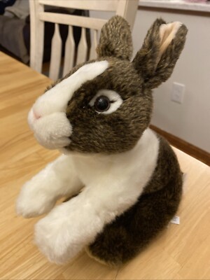 Webkinz Signature Dutch Bunny 12'' Plush WKS1011 GANZ Stuffed Animal Rabbit