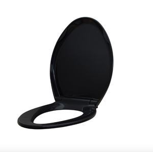 Glacier Bay Bathroom Black Plastic Slow Close Closed Front ...