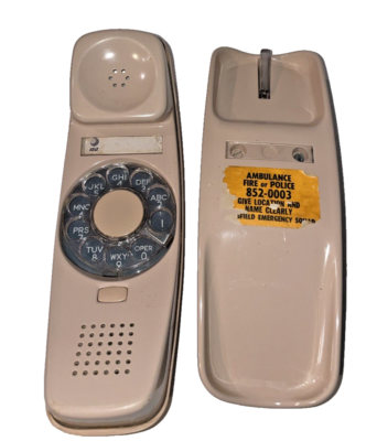 #ad #ad Western Electric Trimline Rotary Dial Telephone Parts Only NOT Tested No Cords * $39.97