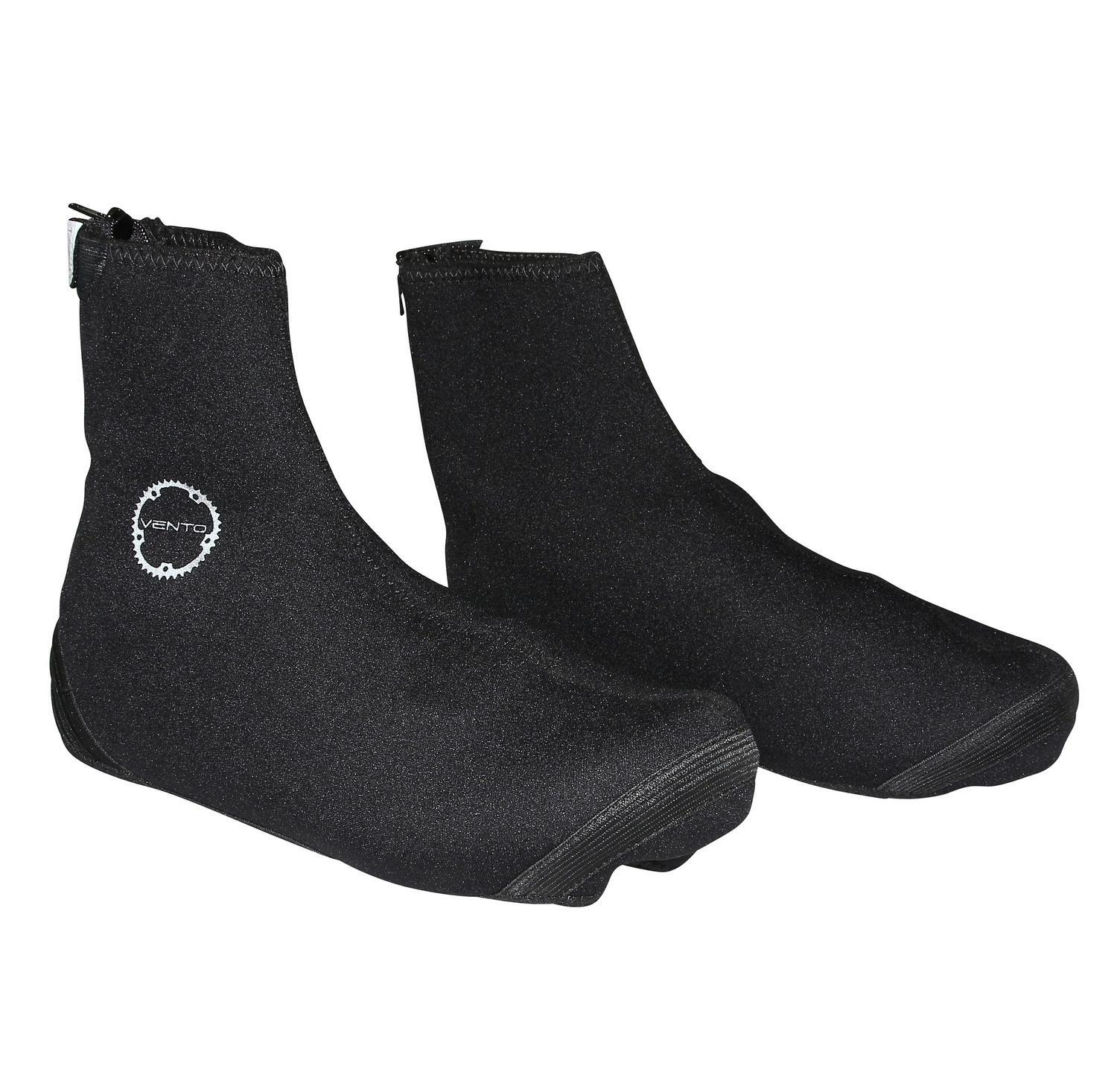 Couvre-chaussures vélo hiver en néoprène premium noir M