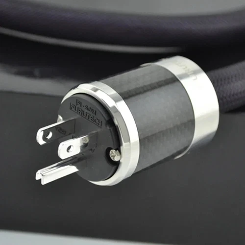 Cavo Alimentazione Febbre Fibra di Carbonio Cavo Alimentazione AC, per PS-950 Conduttore Alpha-OCC Nuovo - Foto 3 di 9