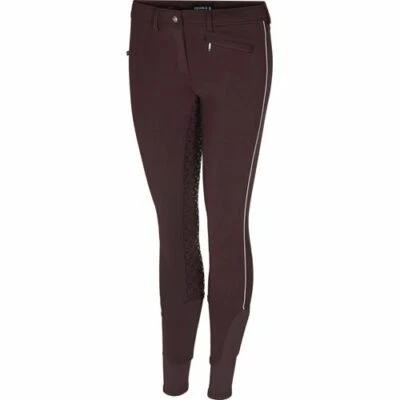 Equipage Damen Winter Reithose HERO dark port Vollbesatz Normalbund  - Bild 1 von 2